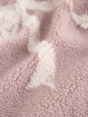 Pink Bow Borg Zip Fleece - Image 2 of 3