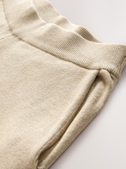 Neutral Knitted Barrel Leg Trousers - Image 7 of 8