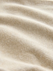 Neutral Knitted Barrel Leg Trousers - Image 8 of 8