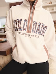 Neutral Colorado Half Zip Fleece - Image 4 of 8