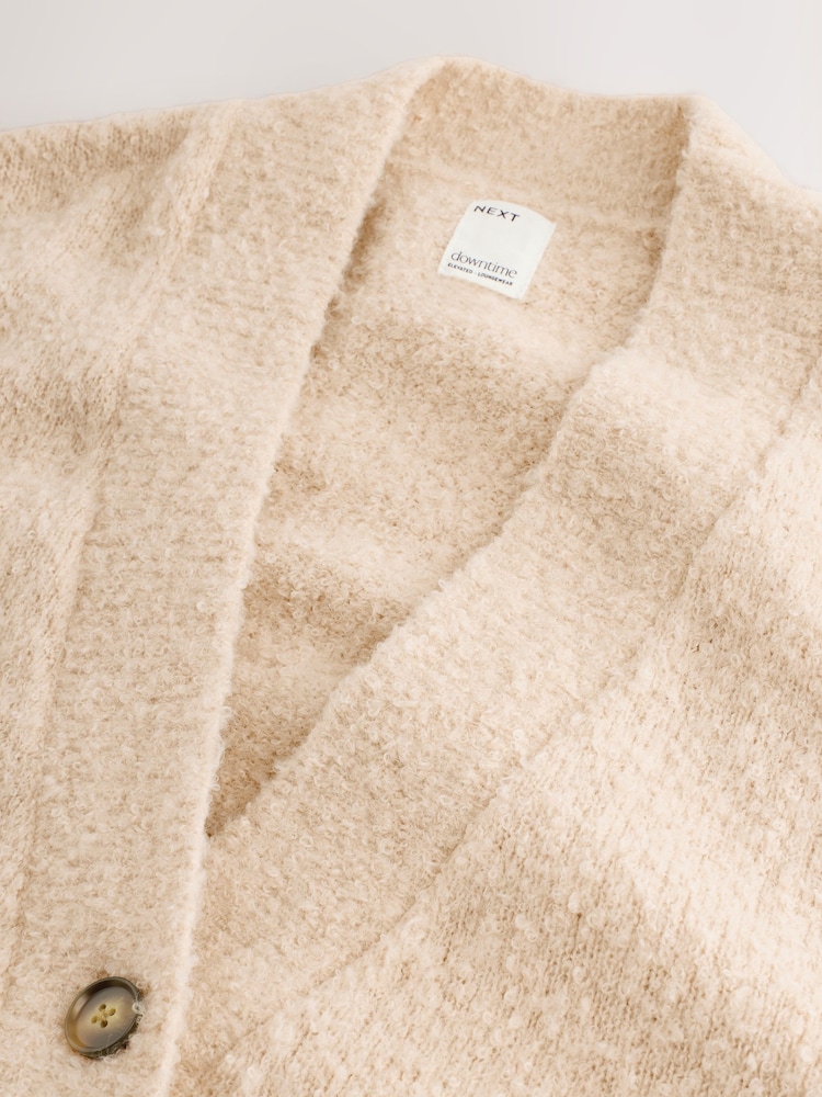 Cream Boucle Cardigan - Image 8 of 8