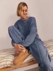 Blue Barrel Leg Joggers - Image 3 of 6