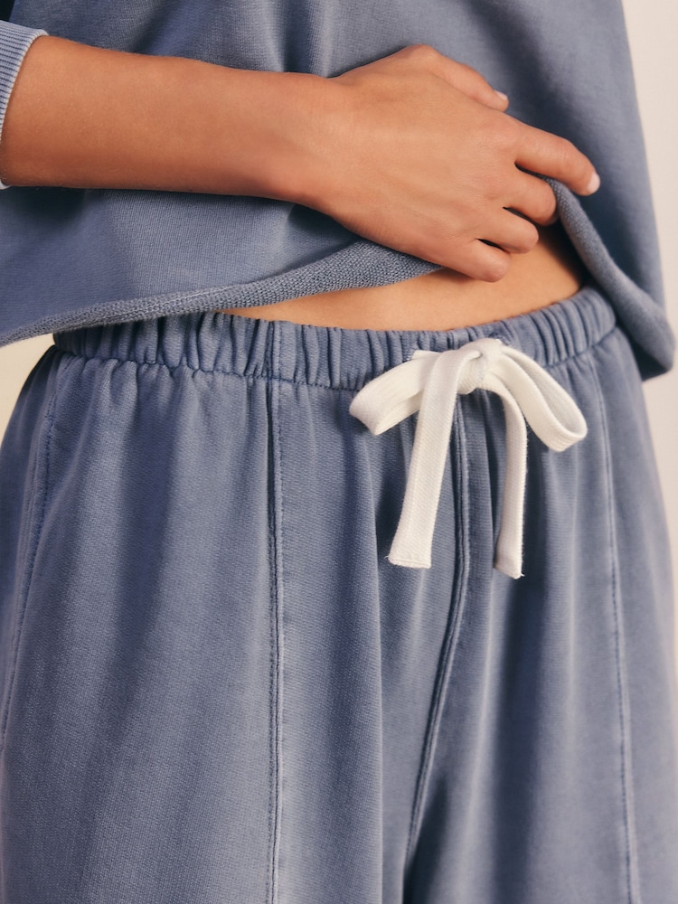 Blue Barrel Leg Joggers - Image 6 of 6