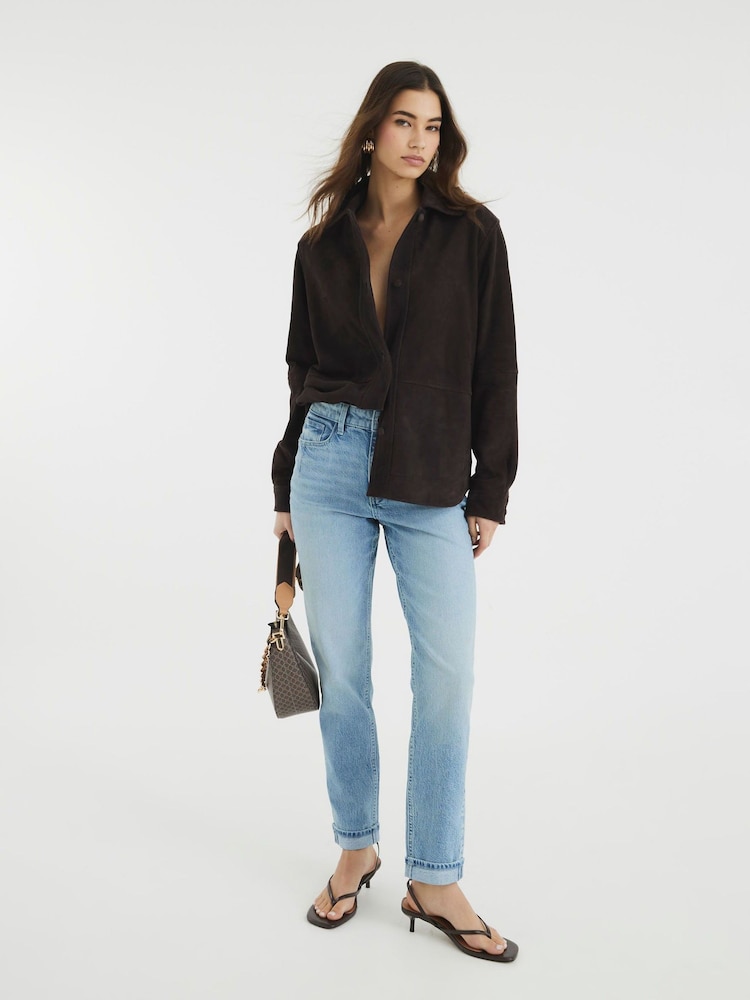 River Island легкие моделирующие джинсы в винтажном стиле - Image 1 of 4