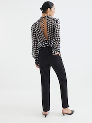 River Island Black Mom Fit Sculpt Jeans - Image 3 of 4