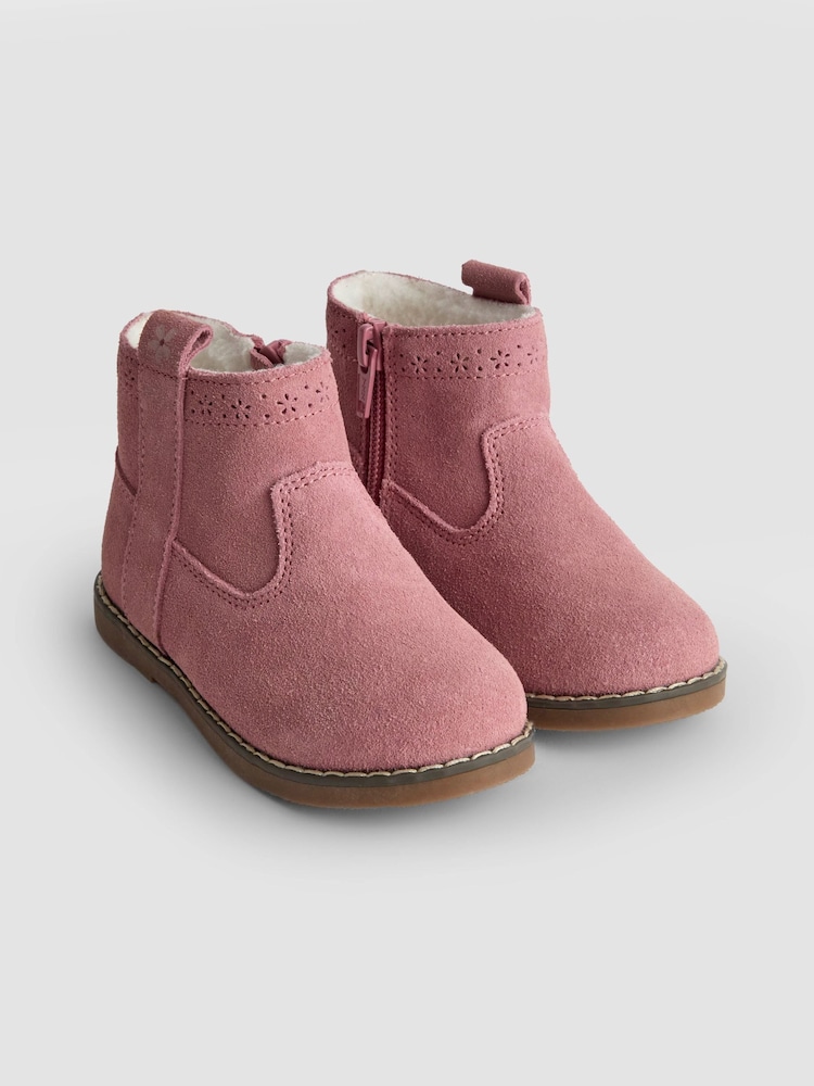 JoJo Maman Bébé Pink Chelsea Boots - Image 1 of 5 JoJo Maman Bébé Pink Chelsea Boots - Image 1 of 5