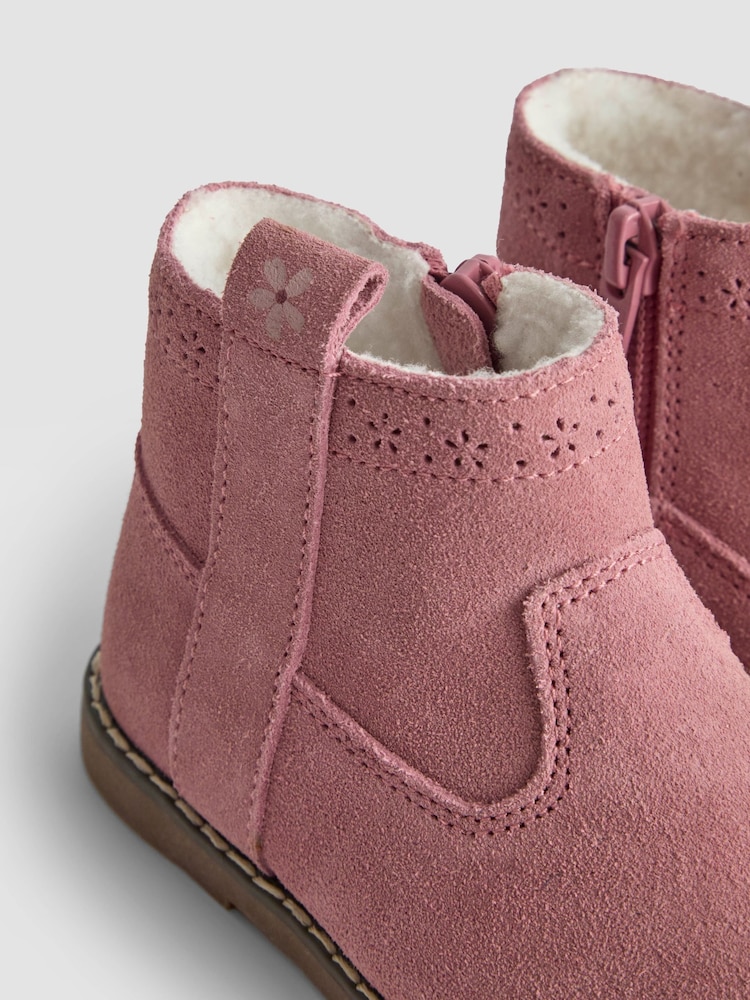 JoJo Maman Bébé Pink Chelsea Boots - Image 2 of 5 JoJo Maman Bébé Pink Chelsea Boots - Image 2 of 5