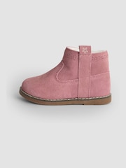 JoJo Maman Bébé Pink Chelsea Boots - Image 4 of 5