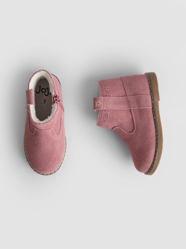 JoJo Maman Bébé Pink Chelsea Boots - Image 5 of 5 JoJo Maman Bébé Pink Chelsea Boots - Image 5 of 5