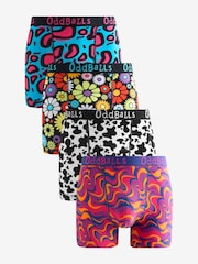 OddBalls Multi Mens Favs Bundle Boxers 4 Pack - Image 1 of 5