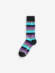OddBalls Multi Mens Stripes Bundle Socks 6 Pack - Image 3 of 7