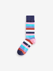 OddBalls Multi Mens Stripes Bundle Socks 6 Pack - Image 4 of 7