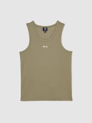 Reiss Sage Green Longa Reiss | Ché Logo-Embroidered Vest - Image 2 of 6