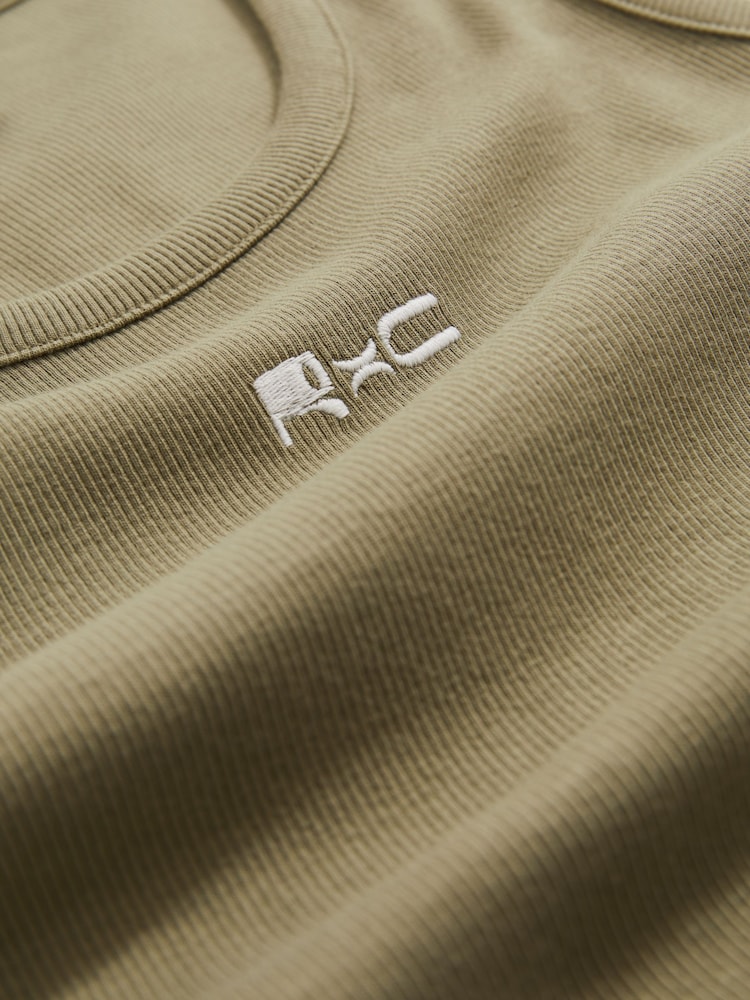 Reiss Sage Green Longa Reiss | Ché Logo-Embroidered Vest - Image 6 of 6