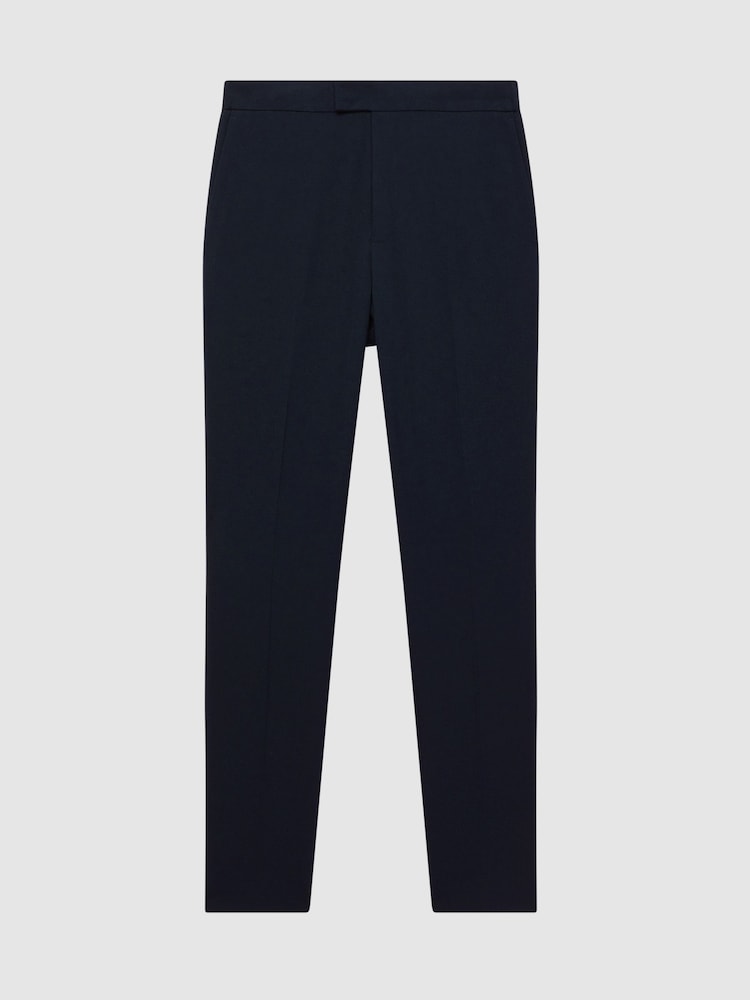 Reiss Navy Found Slim-Fit Drawstring Trousers - Image 2 of 7