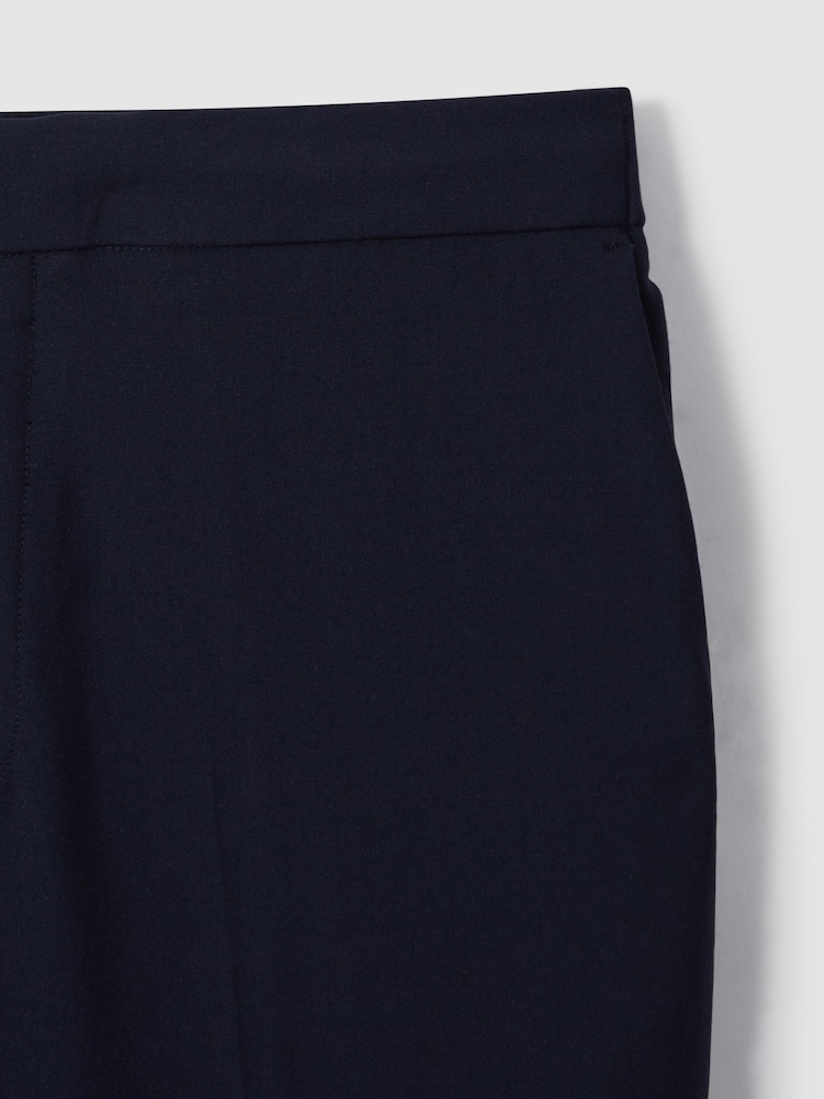 Reiss Navy Found Slim-Fit Drawstring Trousers - Image 7 of 7