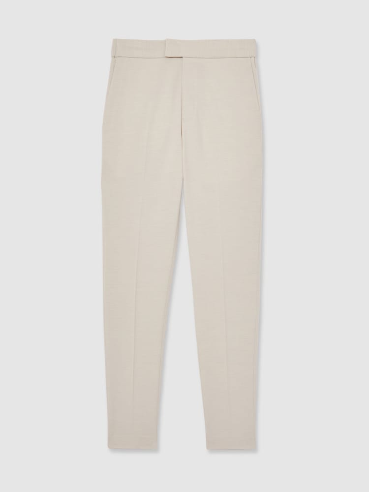 Reiss Stone Found Slim Fit Internal Drawstring Trousers - Image 2 of 7