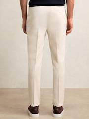 Reiss Stone Found Slim Fit Internal Drawstring Trousers - Image 5 of 7