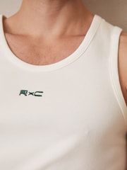 Reiss White Longa Reiss | Ché Logo-Embroidered Vest - Image 4 of 7