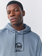 Blue Felix License Graphic Print Hoodie - Image 5 of 9
