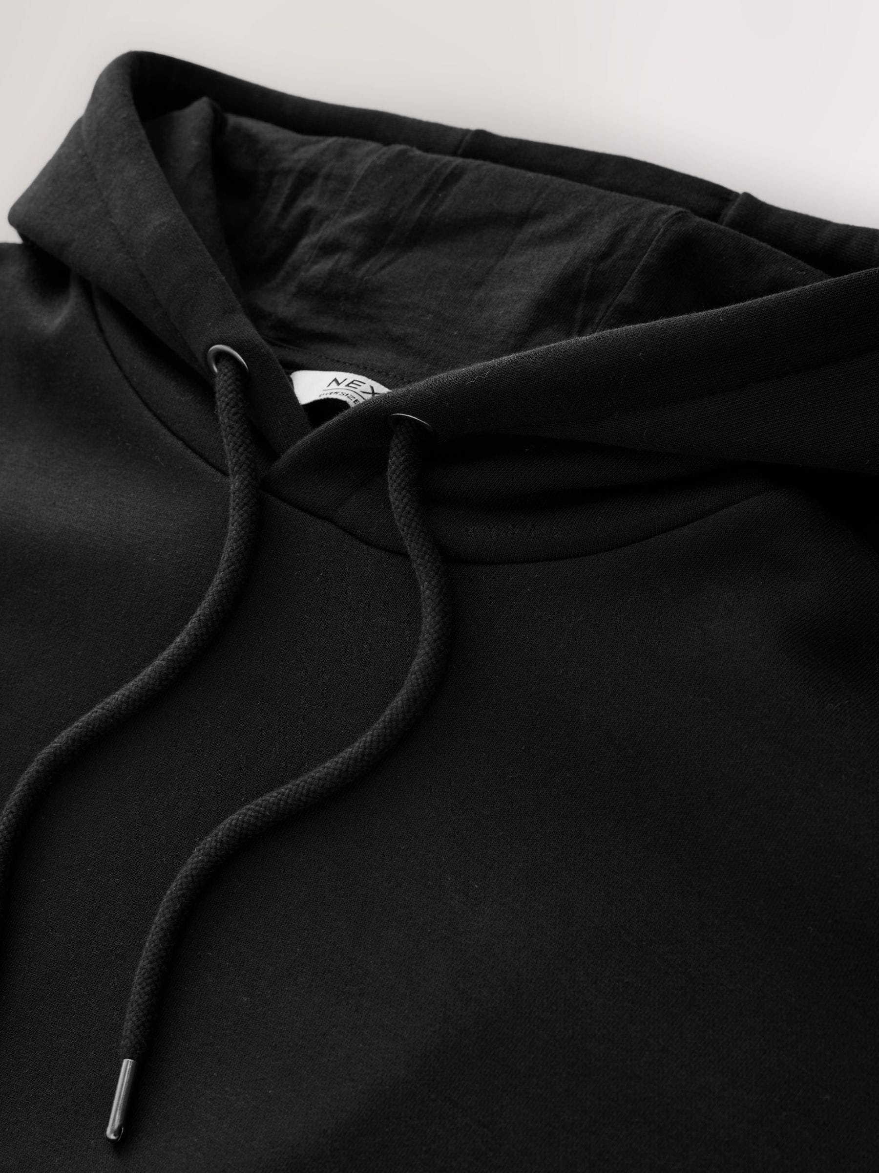 Comprar Preto - Grande tamanho - Moletom com capuz em jersey de