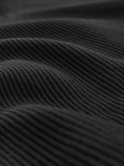 Black Diagonal Textured Hoodie - Image 8 of 9