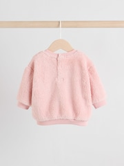 Pink Bunny Baby Fleece Tops and Leggings Set 2 Piece (0mths-2yrs) - Image 9 of 20