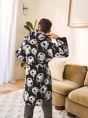 Black/White Football Robe (3-16yrs) - Image 3 of 8