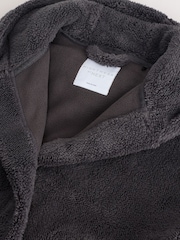 Grey Fleece Robe (1.5-16yrs) - Image 4 of 4