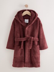 Burgundy Red Fleece Robe (1.5-16yrs) - Image 1 of 4