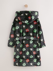 Black Fleece Robe (5-16yrs) - Image 6 of 8