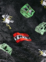 Black Fleece Robe (5-16yrs) - Image 8 of 8