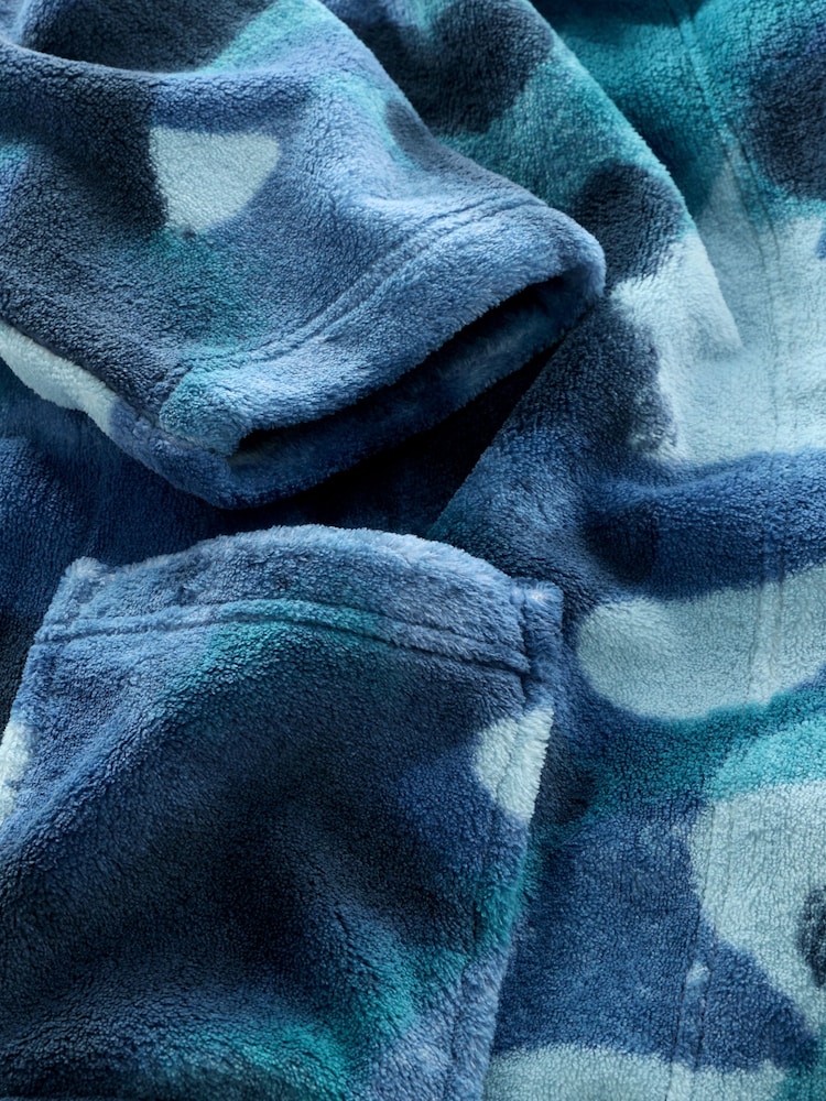 Blue Camo Spray Robe (3-16yrs) - Image 4 of 4