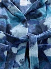 Blue Camo Spray Robe (3-16yrs) - Image 7 of 8