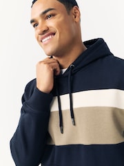 Navy Blue/Neutral Stone/Burgandy Red - Colour Blocking Overhead Hoodies 2 Pack - Slika 5 iz 9