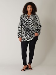 Evans Tie-Neck Long Sleeve Blouse - Image 3 of 4