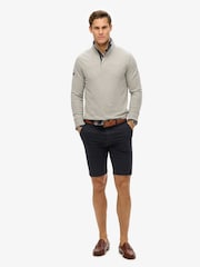 Superdry Blue Chrome Officer Chino Shorts - Image 1 of 5