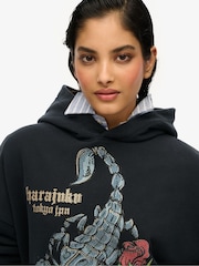 Superdry Neo Trad Tattoo Relaxed 100% Cotton kapucar; jopa/pulover s kapuco - Slika 4 iz 4