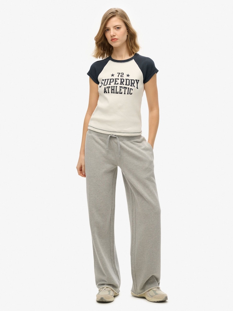 Superdry Grey Studios Joggers - Image 3 of 5