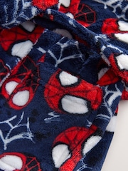 Navy Spiderman Fleece License Robe (12mths-10yrs) - Image 7 of 7