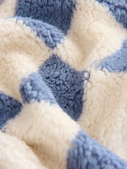 Blue/Ecru Checkerboard Robe (9mths-12yrs) - Image 6 of 8