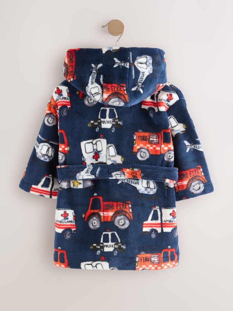 Blue Emergency Vehicle Robe (9mths-12yrs) - Image 2 of 4