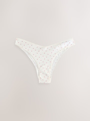 Berry/Pink Extra High Leg Cotton Rich Knickers 7 Pack - Image 7 of 10