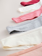 Berry/Pink Extra High Leg Cotton Rich Knickers 7 Pack - Image 9 of 10