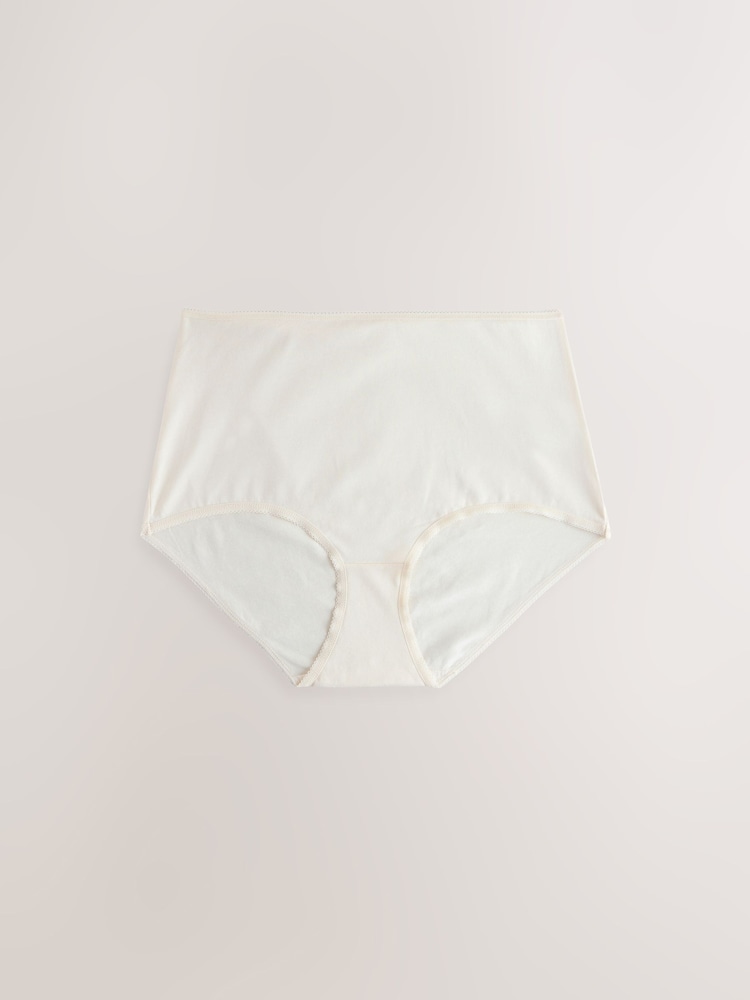 Berry/Pink Full Brief Cotton Rich Knickers 7 Pack - Image 2 of 10