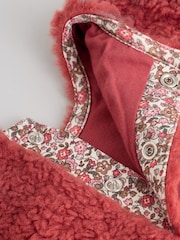 Red Ditsy Baby Fleece Tops and Leggings Set 2 Piece (0mths-2yrs) - Image 11 of 15