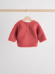 Red Ditsy Baby Fleece Tops and Leggings Set 2 Piece (0mths-2yrs) - Image 5 of 15