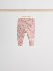 Red Ditsy Baby Fleece Tops and Leggings Set 2 Piece (0mths-2yrs) - Image 6 of 15