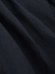 Reiss Navy Kin Db Linen Double-Breasted Suit Slim-Fit Blazer - Image 6 of 7