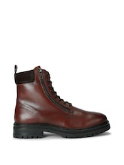 KG Kurt Geiger Brown Force Zip Boots - صورة 1 من 4